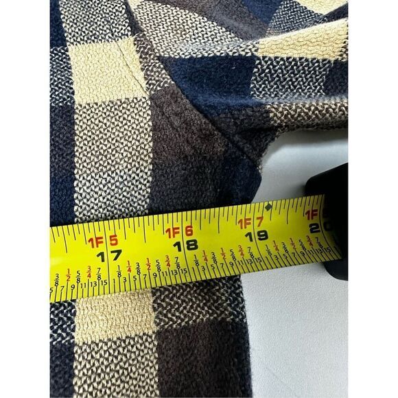 Samurai Surfer Men’s Hooded Embroidered Flannel Shirt Plaid Size M - Picture 11 of 13